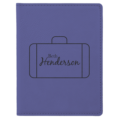 Leatherette Passport Holder 4.25" x 5.5"