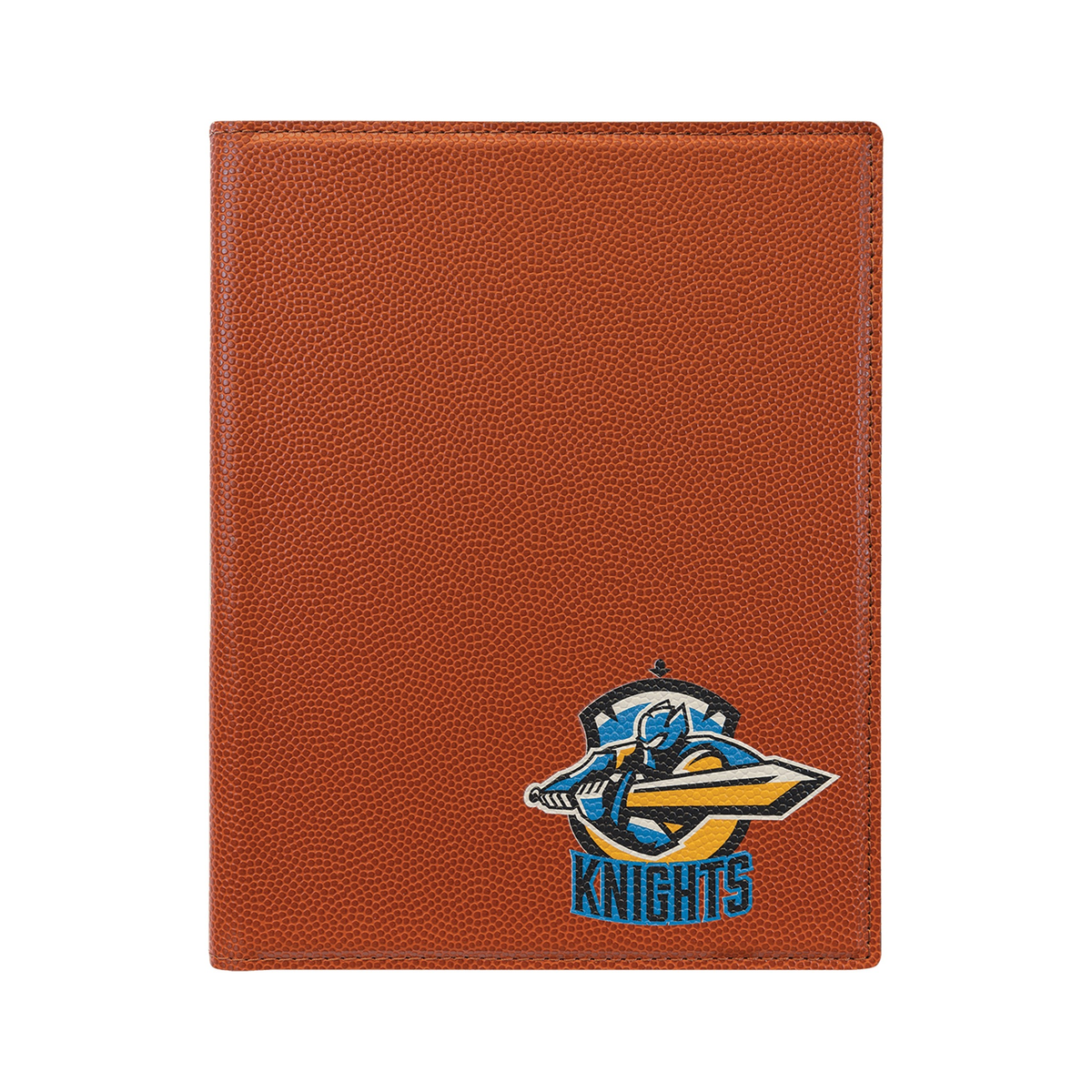 Basketball Leatherette Portfolio with Notepad 7" x 9"