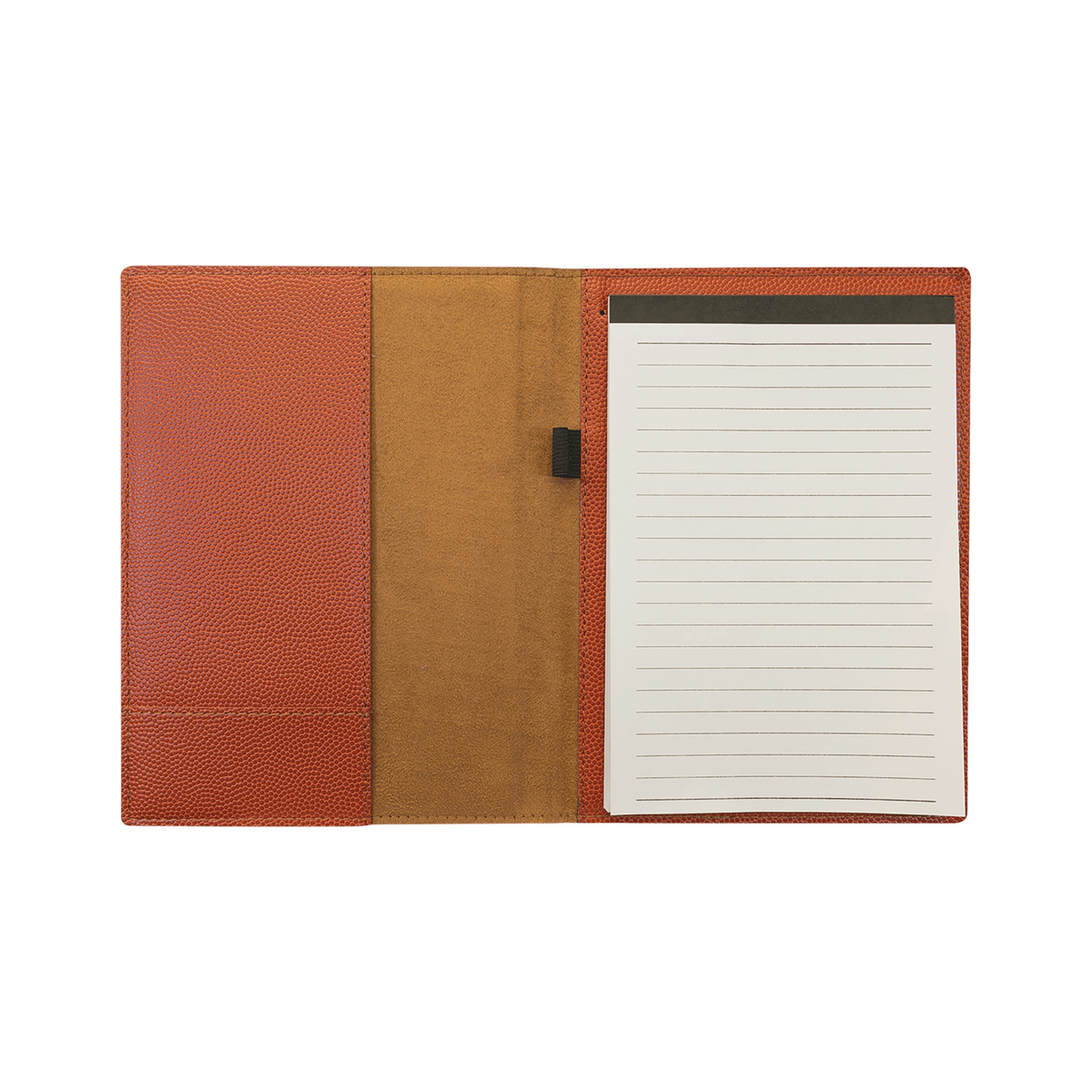 Leatherette Portfolio with Notepad 7" x 9", Basketball