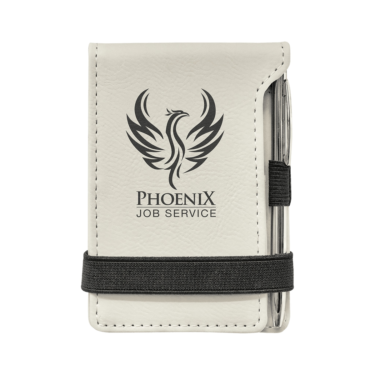 Leatherette Mini Notepad with Pen 3.25" x 4.75"