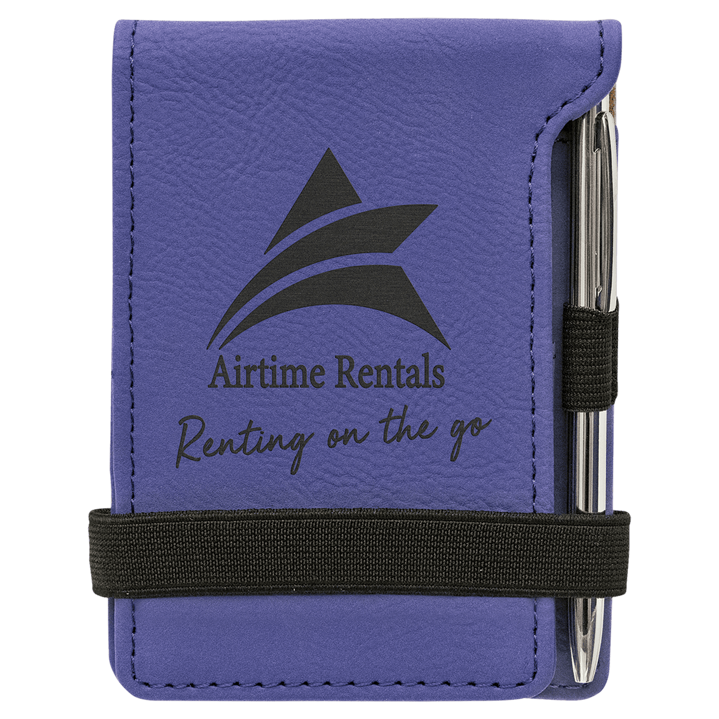 Leatherette Mini Notepad with Pen 3.25" x 4.75"