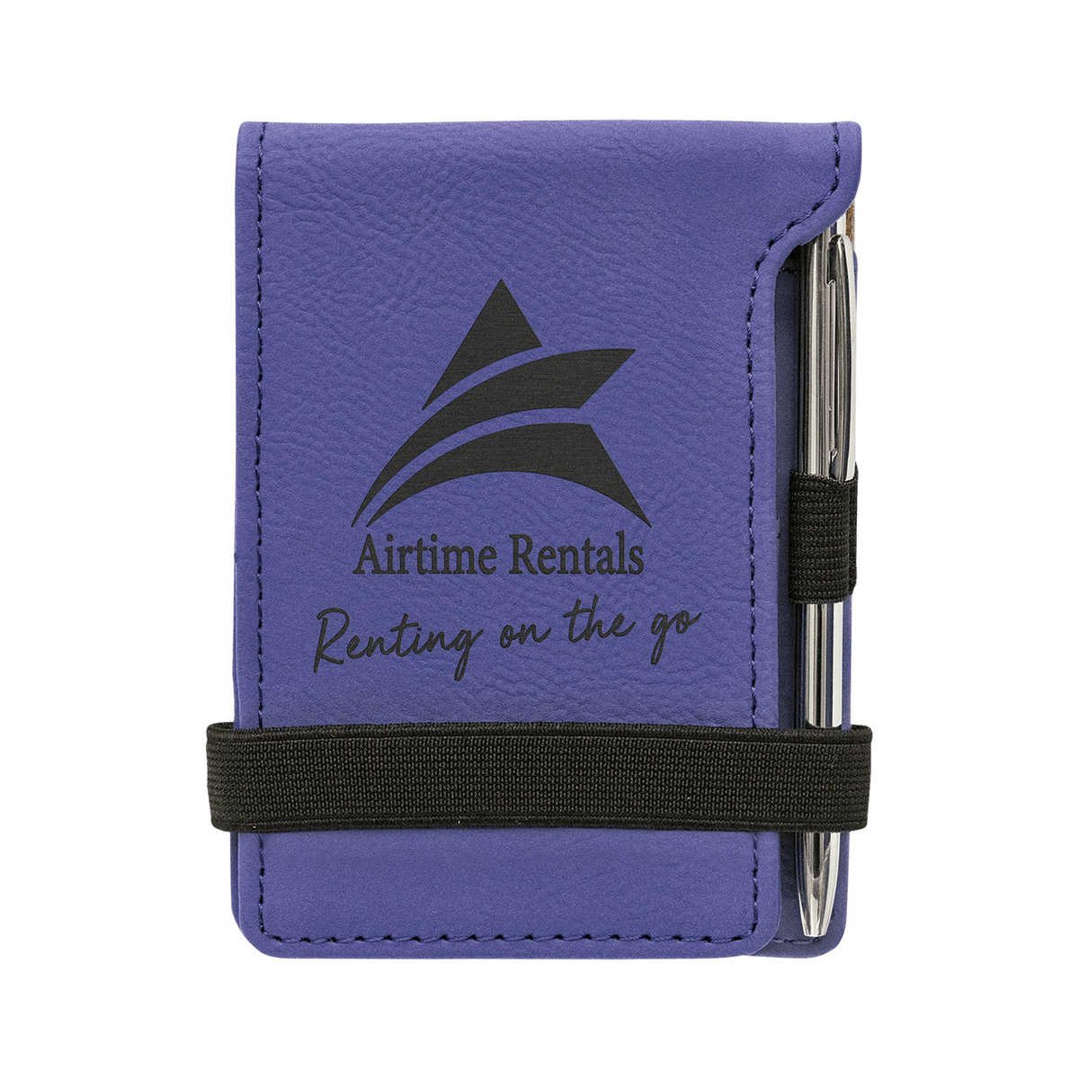 Leatherette Mini Notepad with Pen 3.25" x 4.75"