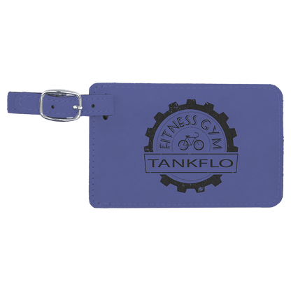 Leatherette Luggage Tag 4.25" x 2.75"