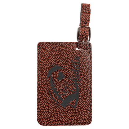 Leatherette Luggage Tag 4.25" x 2.75"