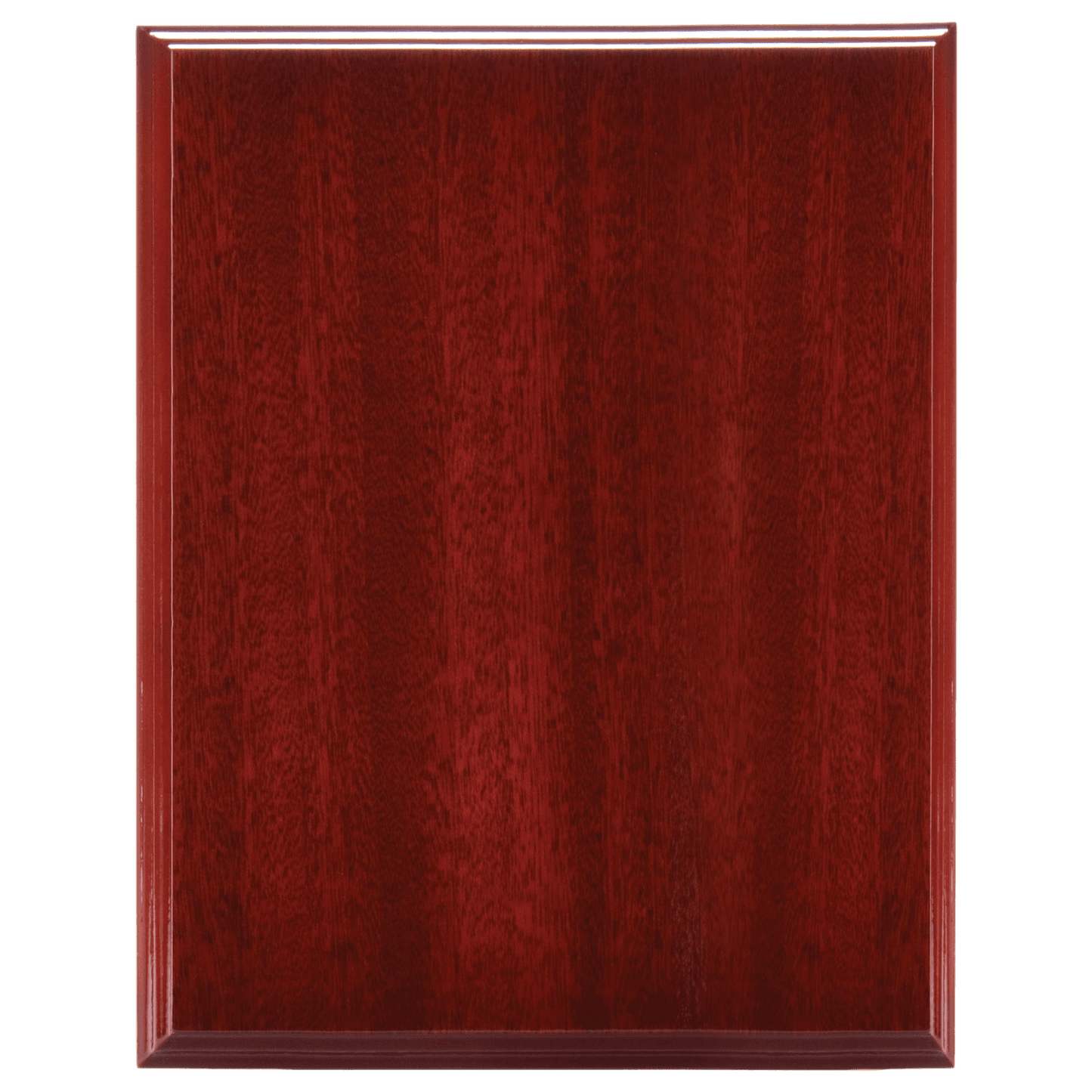 High Gloss Mahogany Finish Plaque