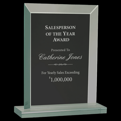 Rectangle Jade Glass Award