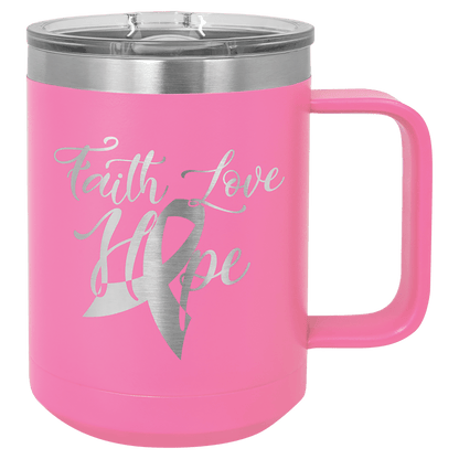 15 oz. Polar Camel Vacuum Insulated Mug with Slider Lid