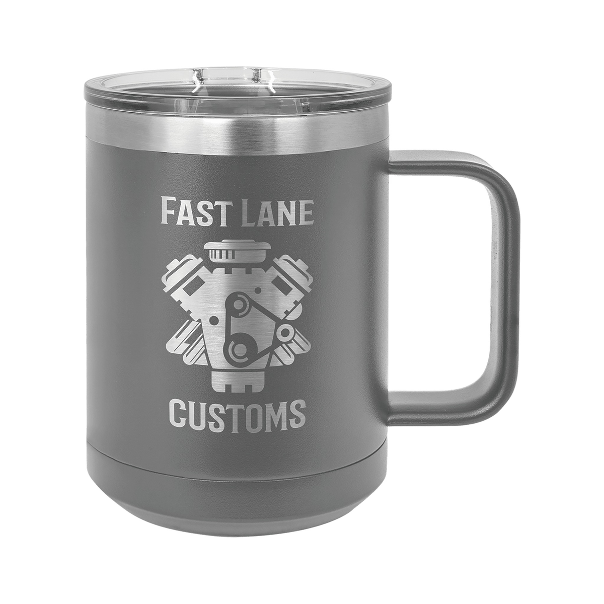 15 oz Vacuum Insulated Mug with Slider Lid, Polar Camel