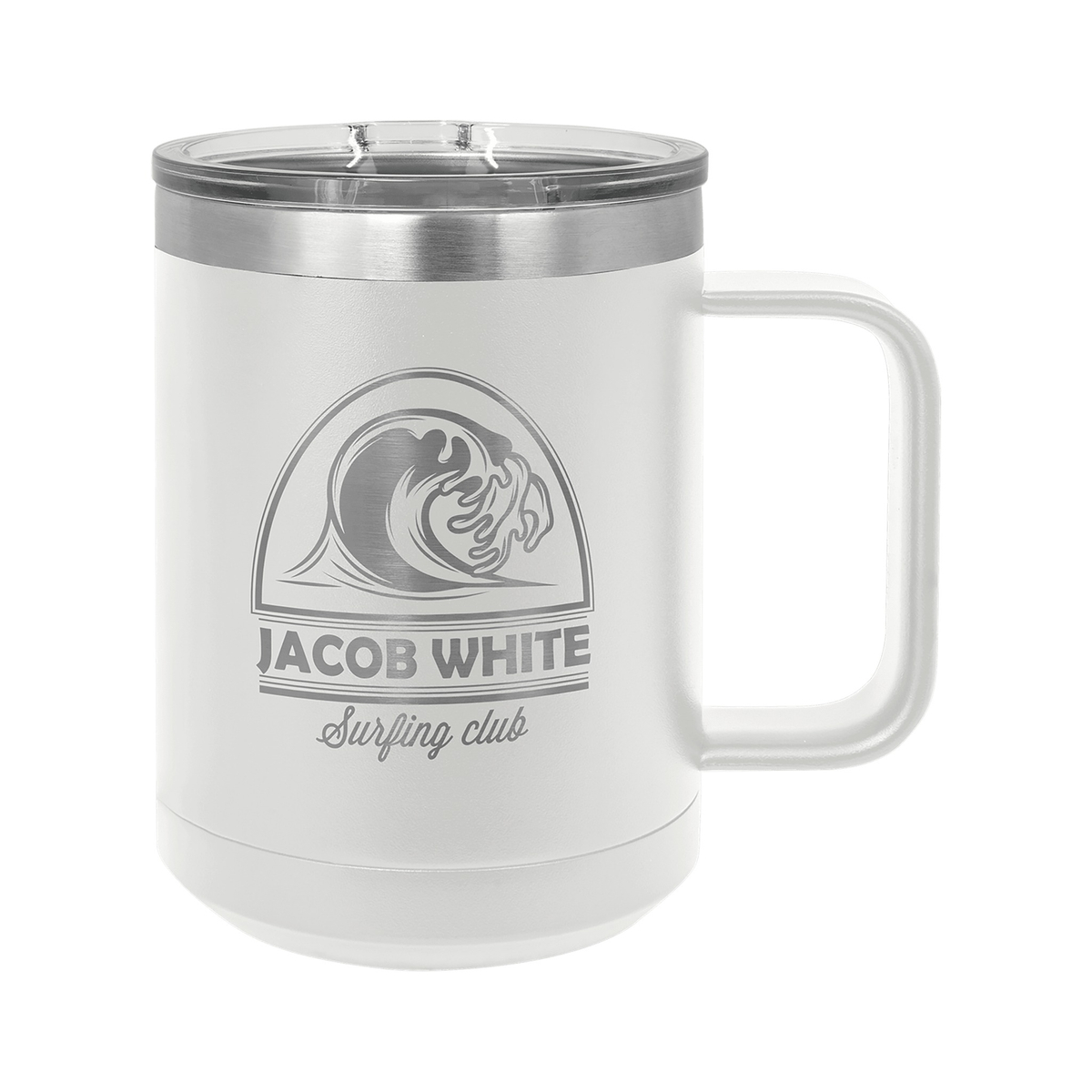 15 oz Vacuum Insulated Mug with Slider Lid, Polar Camel