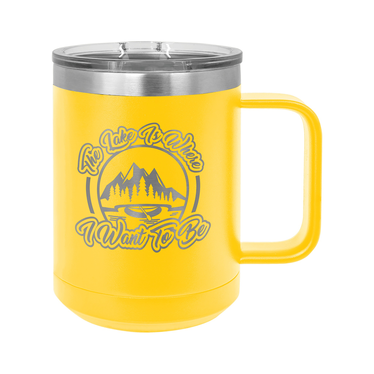 15 oz Vacuum Insulated Mug with Slider Lid, Polar Camel