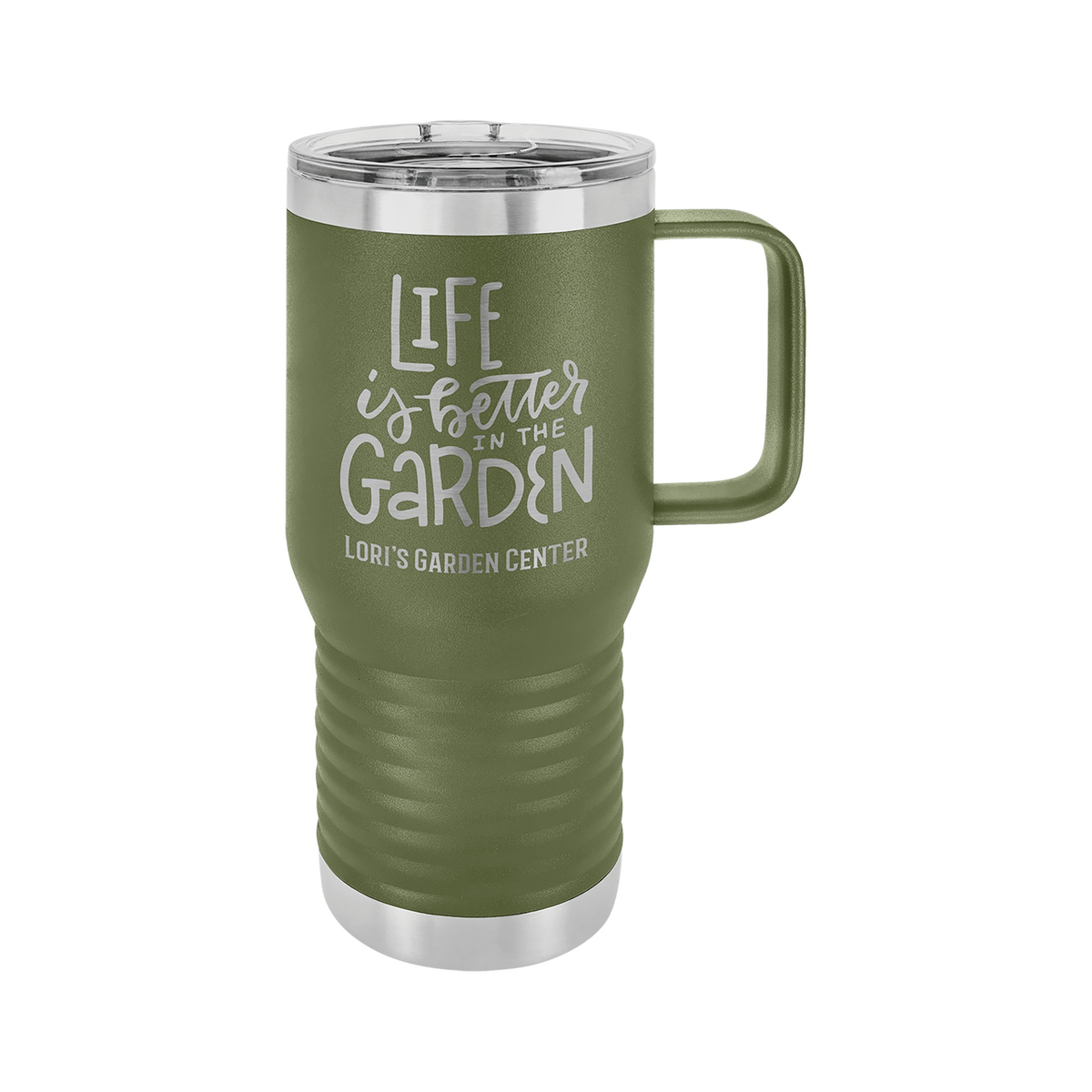 20 oz Vacuum Insulated Travel Mug with Slider Lid, Polar Camel