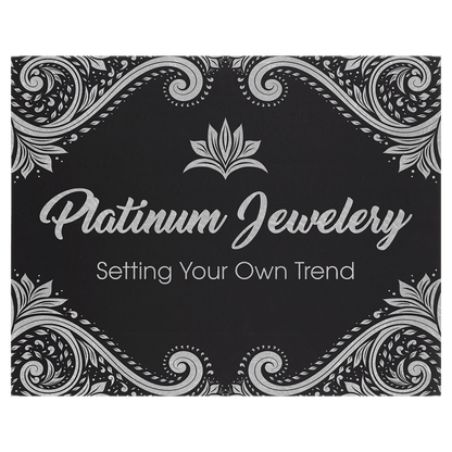 Black/Silver Leatherette Wall Decor with Sawtooth Hanger