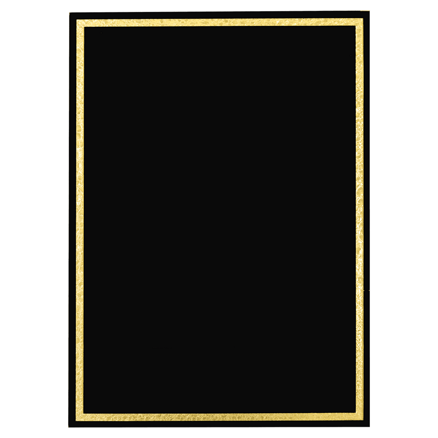 Black Florentine Frame Designer Plaque Plate