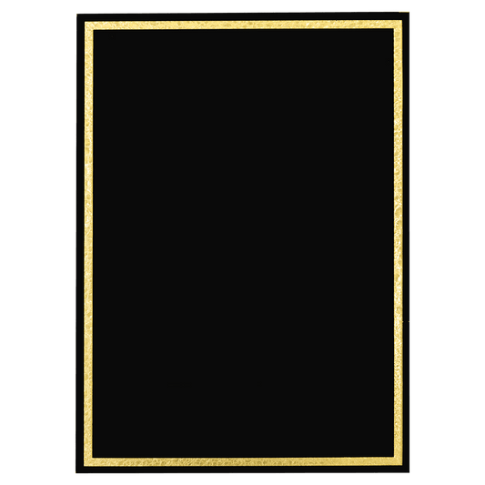 Black Florentine Frame Designer Plaque Plate