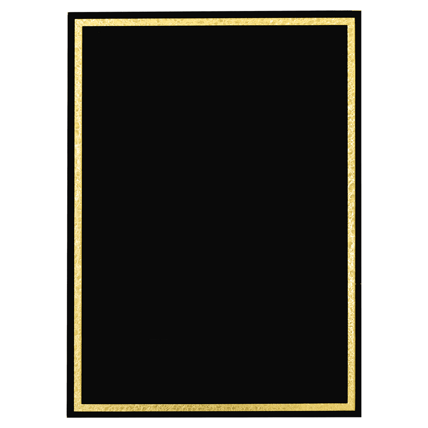 Black Florentine Frame Designer Plaque Plate