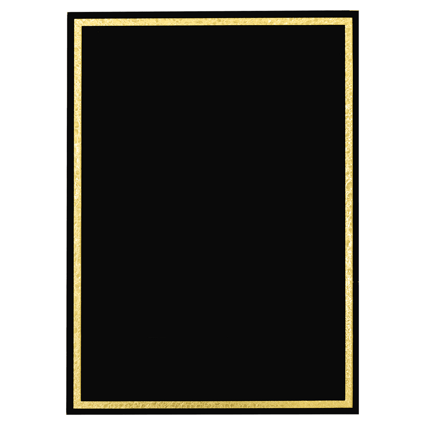 Black Florentine Frame Designer Plaque Plate