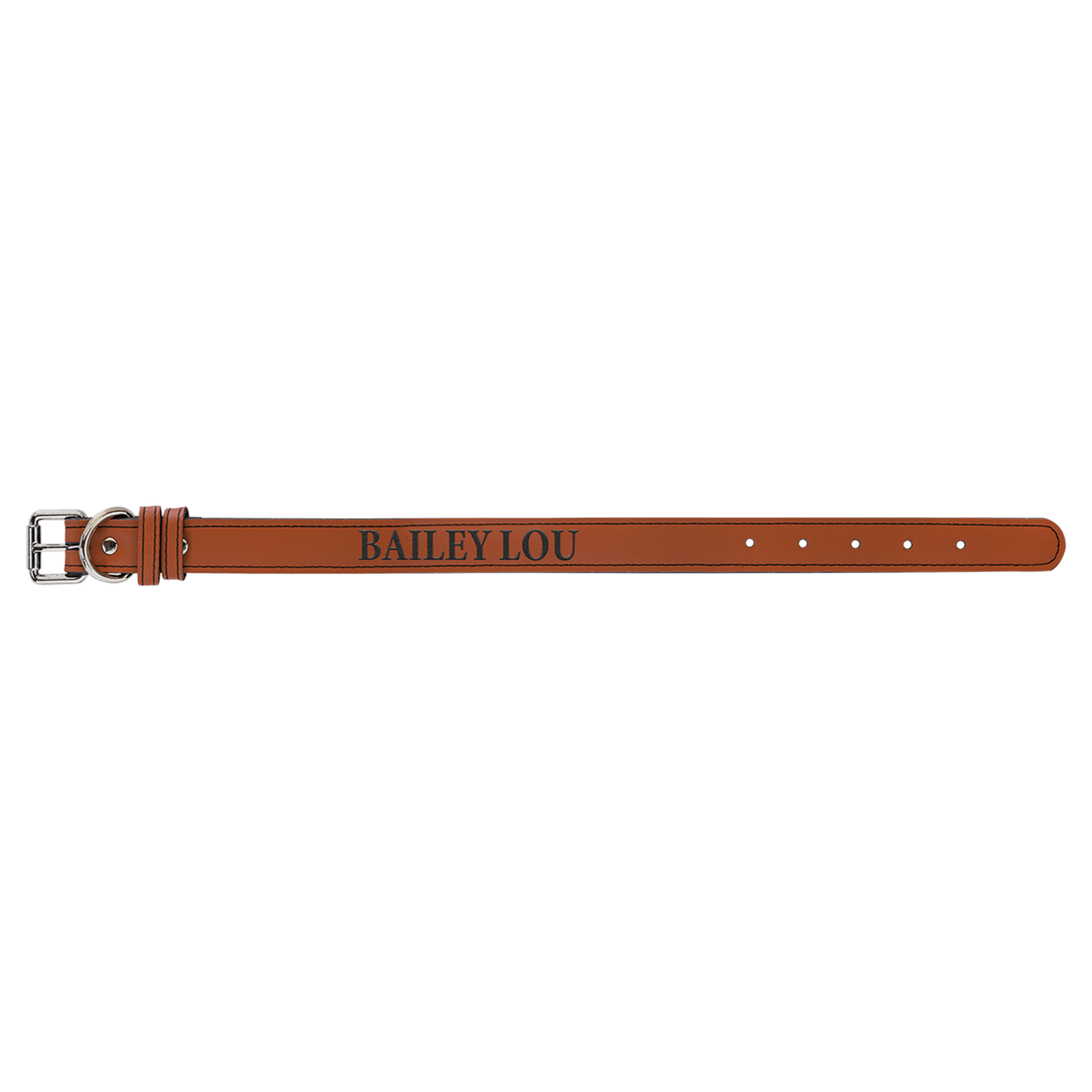 Small 15" x .75" Leatherette Dog Collar