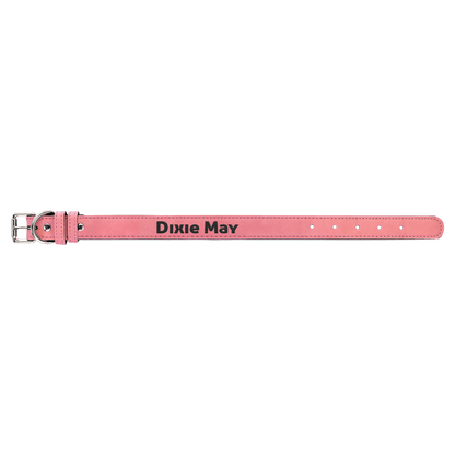 Small 15" x .75" Leatherette Dog Collar