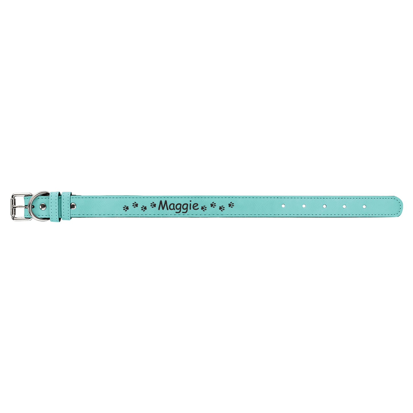 Small 15" x .75" Leatherette Dog Collar