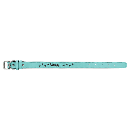 Small 15" x .75" Leatherette Dog Collar
