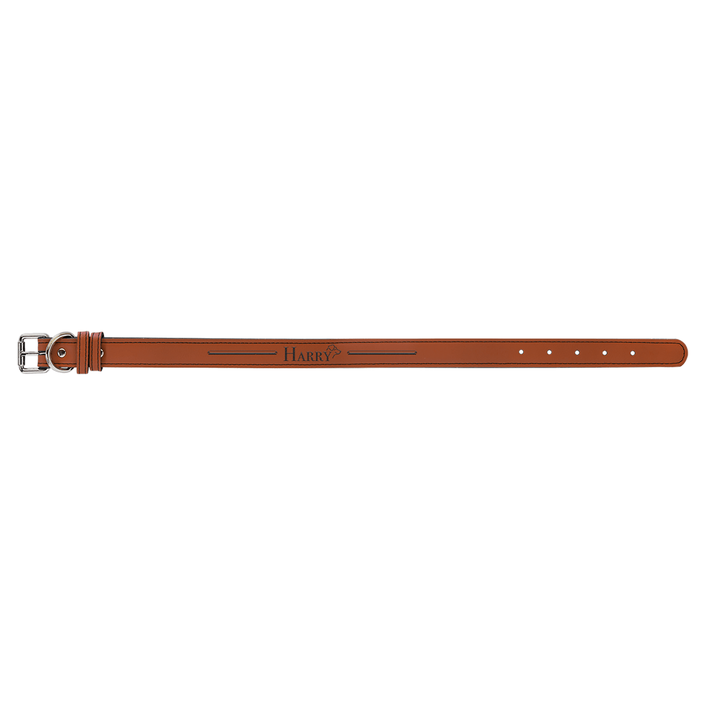 Large 23" x 1" Leatherette Dog Collar