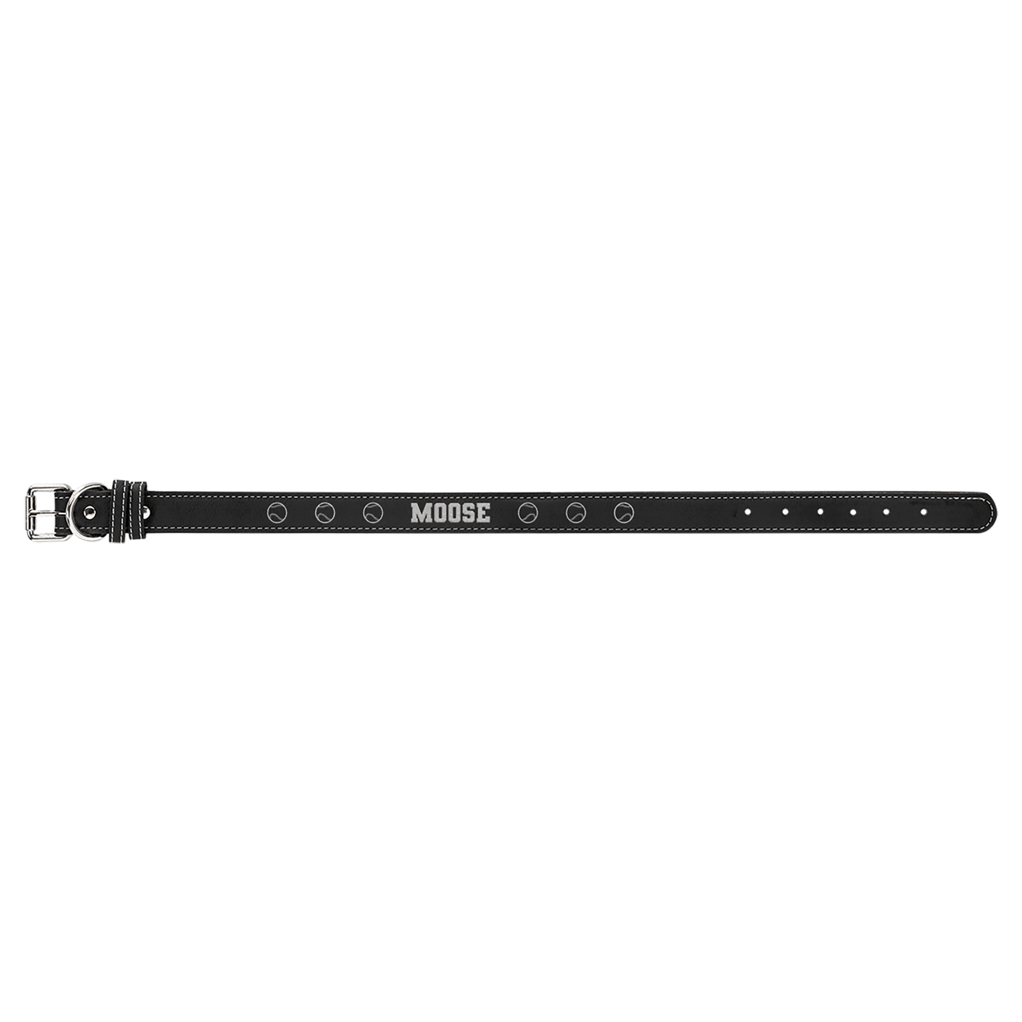 Extra Large 27" x 1.25" Leatherette Dog Collar