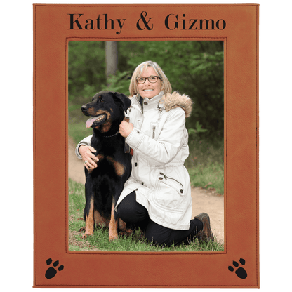 Rawhide Leatherette Photo Frame