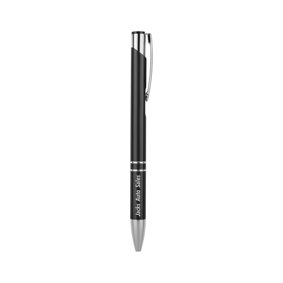 Black Pen with Silver Trim