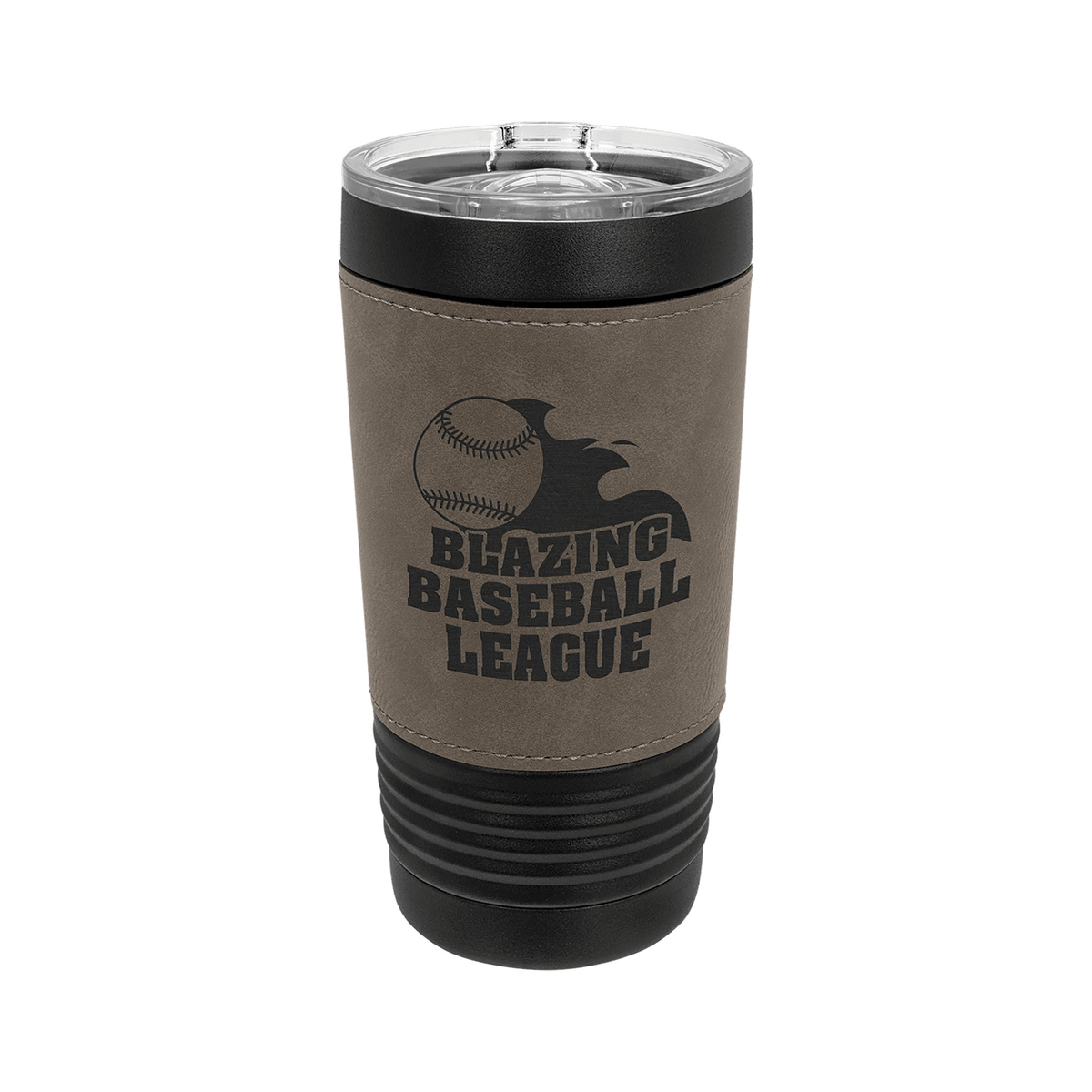 20 oz Leatherette Tumbler with Slider Lid, Polar Camel
