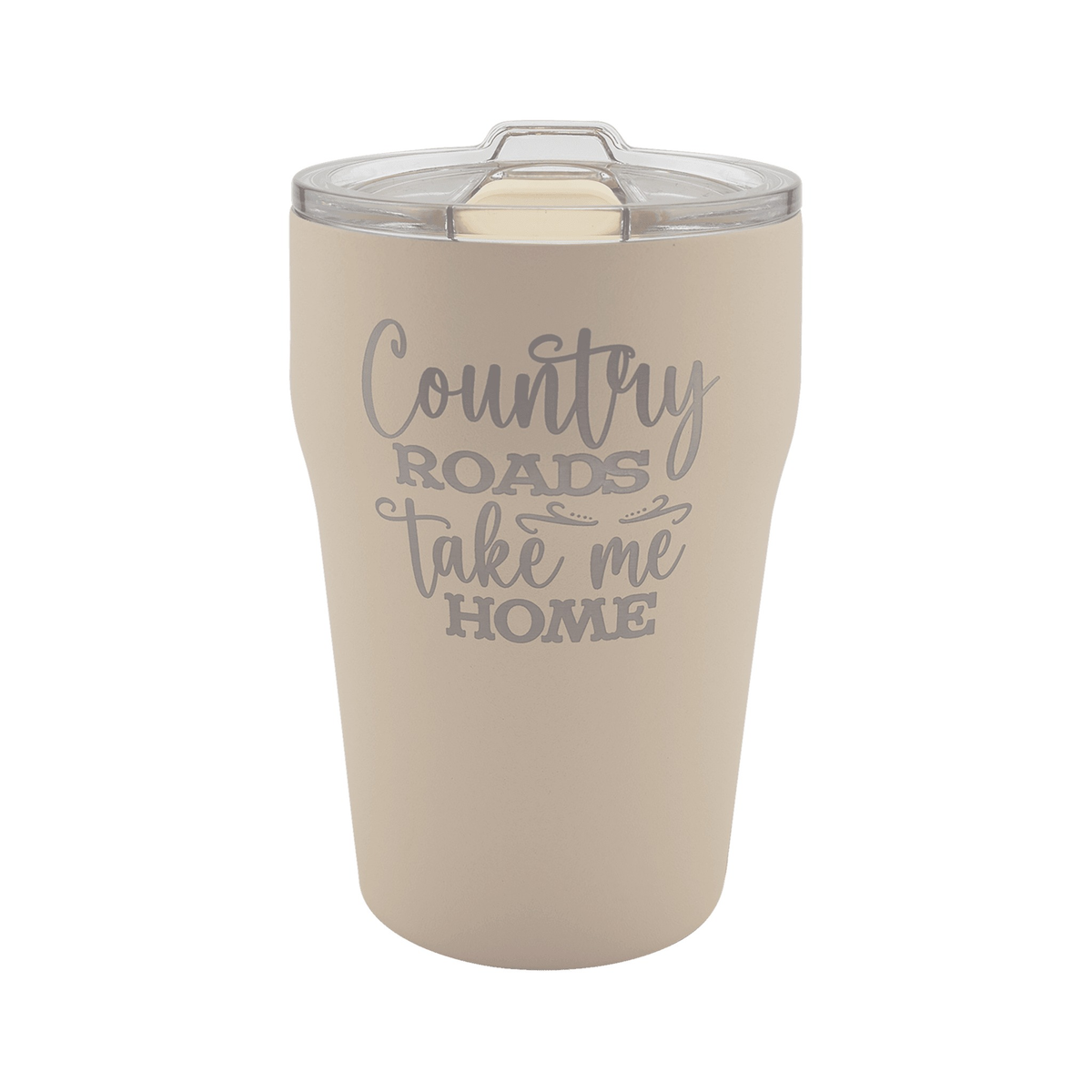 Polar Camel 13 oz Stackable Tumbler with Ceramic Liner and Slider Lid, Warm Sand