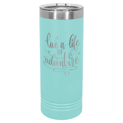 Polar Camel 22 oz. Skinny Tumbler with Slider Lid
