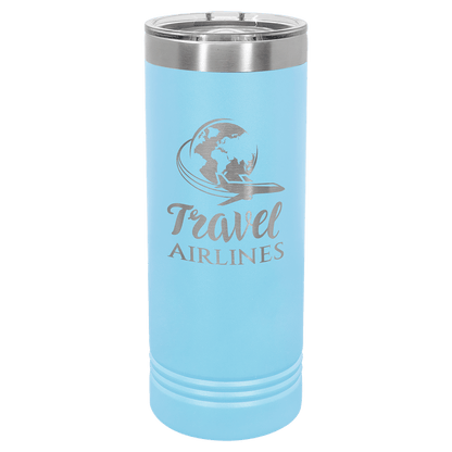 Polar Camel 22 oz. Skinny Tumbler with Slider Lid