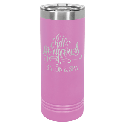 Polar Camel 22 oz. Skinny Tumbler with Slider Lid