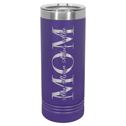 Polar Camel 22 oz. Skinny Tumbler with Slider Lid