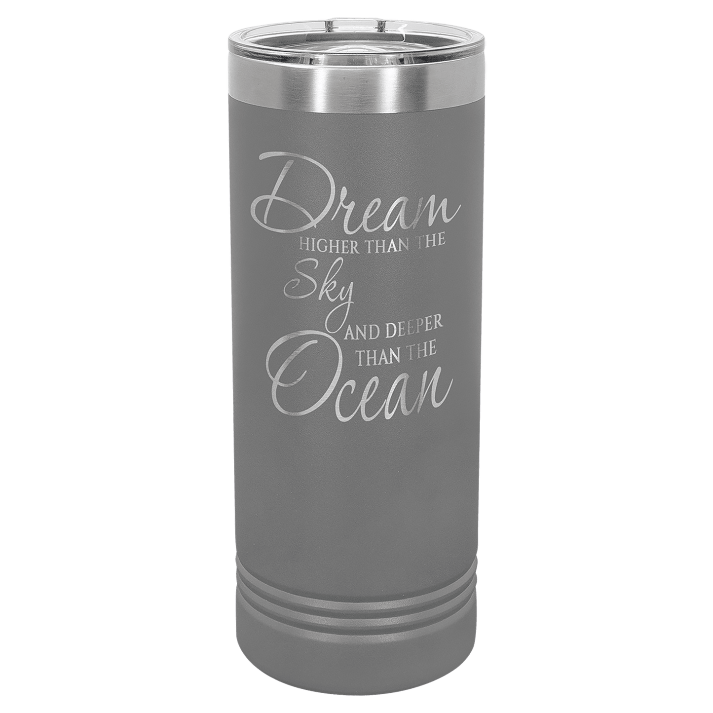 Polar Camel 22 oz. Skinny Tumbler with Slider Lid