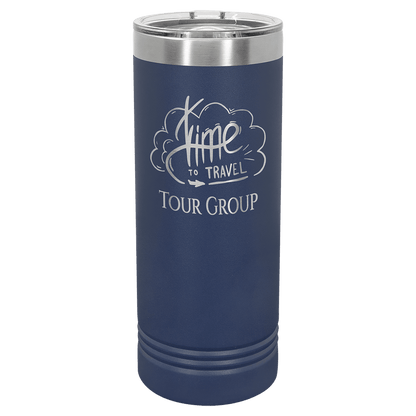 Polar Camel 22 oz. Skinny Tumbler with Slider Lid
