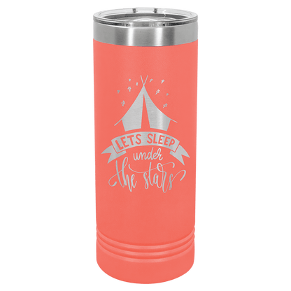 Polar Camel 22 oz. Skinny Tumbler with Slider Lid