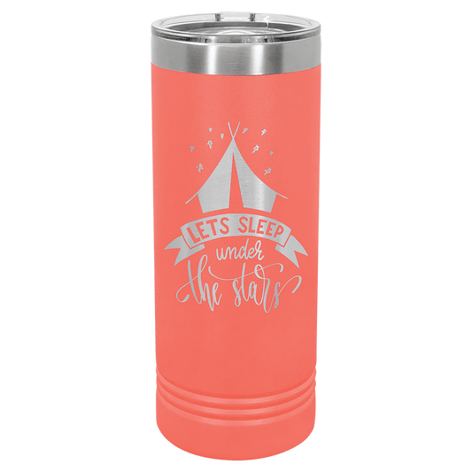 Polar Camel 22 oz. Skinny Tumbler with Slider Lid