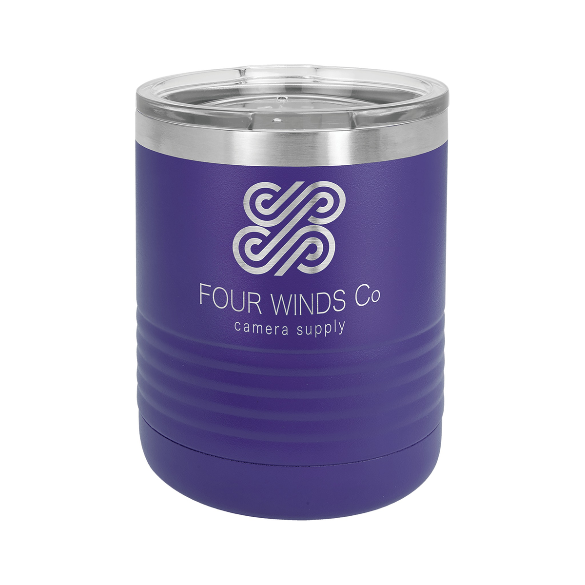 10 oz Vacuum Insulated Ringneck Tumbler with Clear Lid, Polar Camel