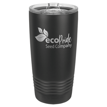 Polar Camel 20 oz. Ringneck Vacuum Insulated Tumbler with Slider Lid and Silver Ring