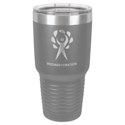 Polar Camel 30 oz. Vacuum Insulated Ringneck Tumbler with Clear Lid