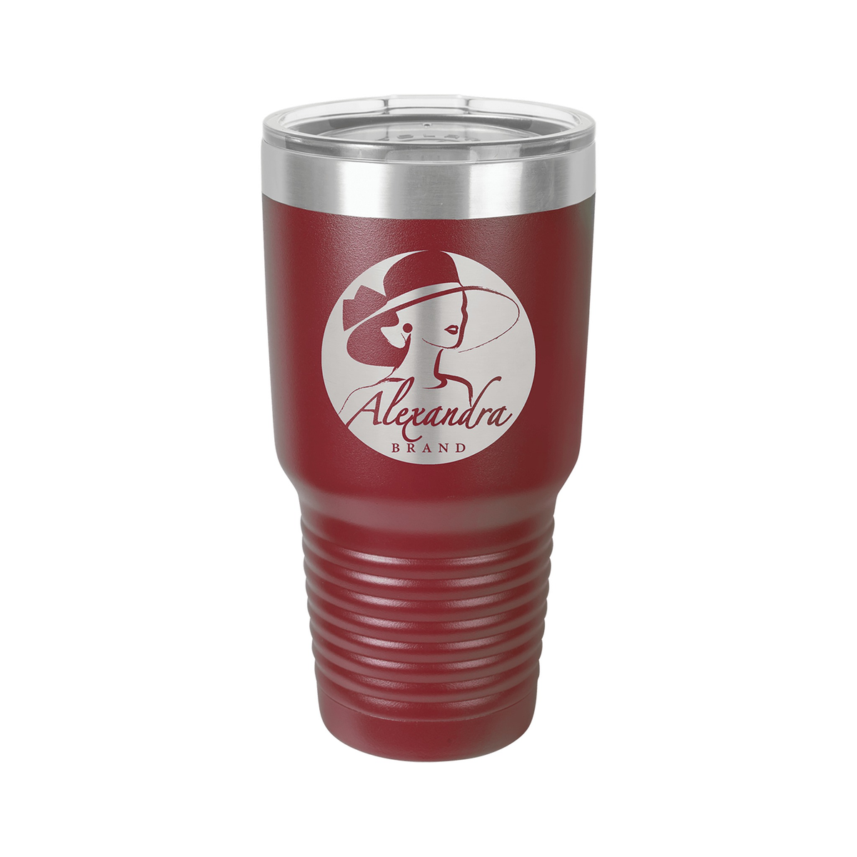 30 oz Vacuum Insulated Ringneck Tumbler with Clear Lid, Polar Camel