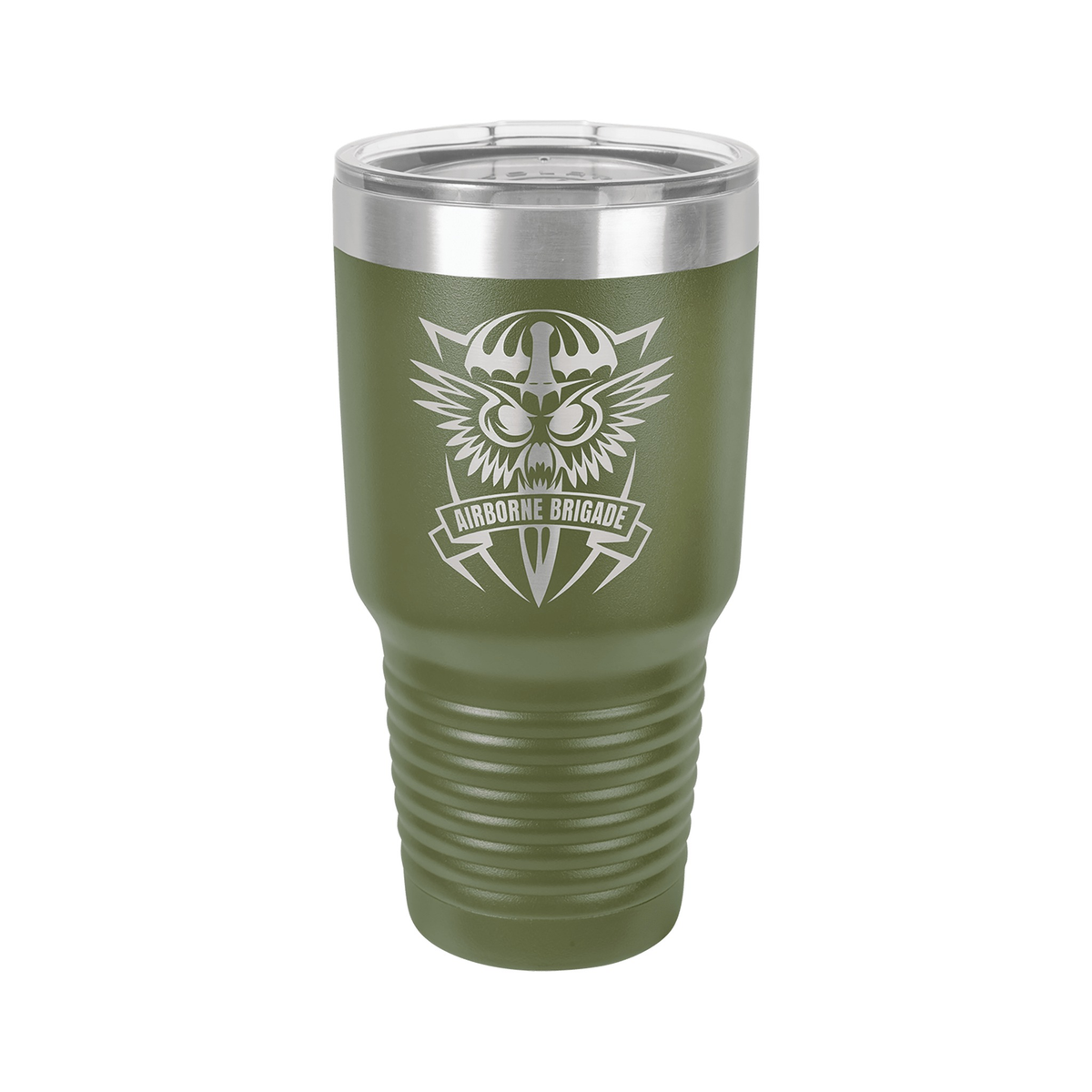 30 oz Vacuum Insulated Ringneck Tumbler with Clear Lid, Polar Camel