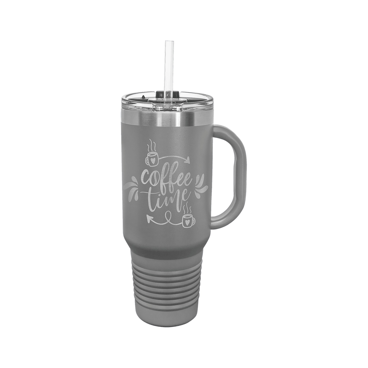 40 oz Travel Mug with Handle and Straw, Polar Camel
