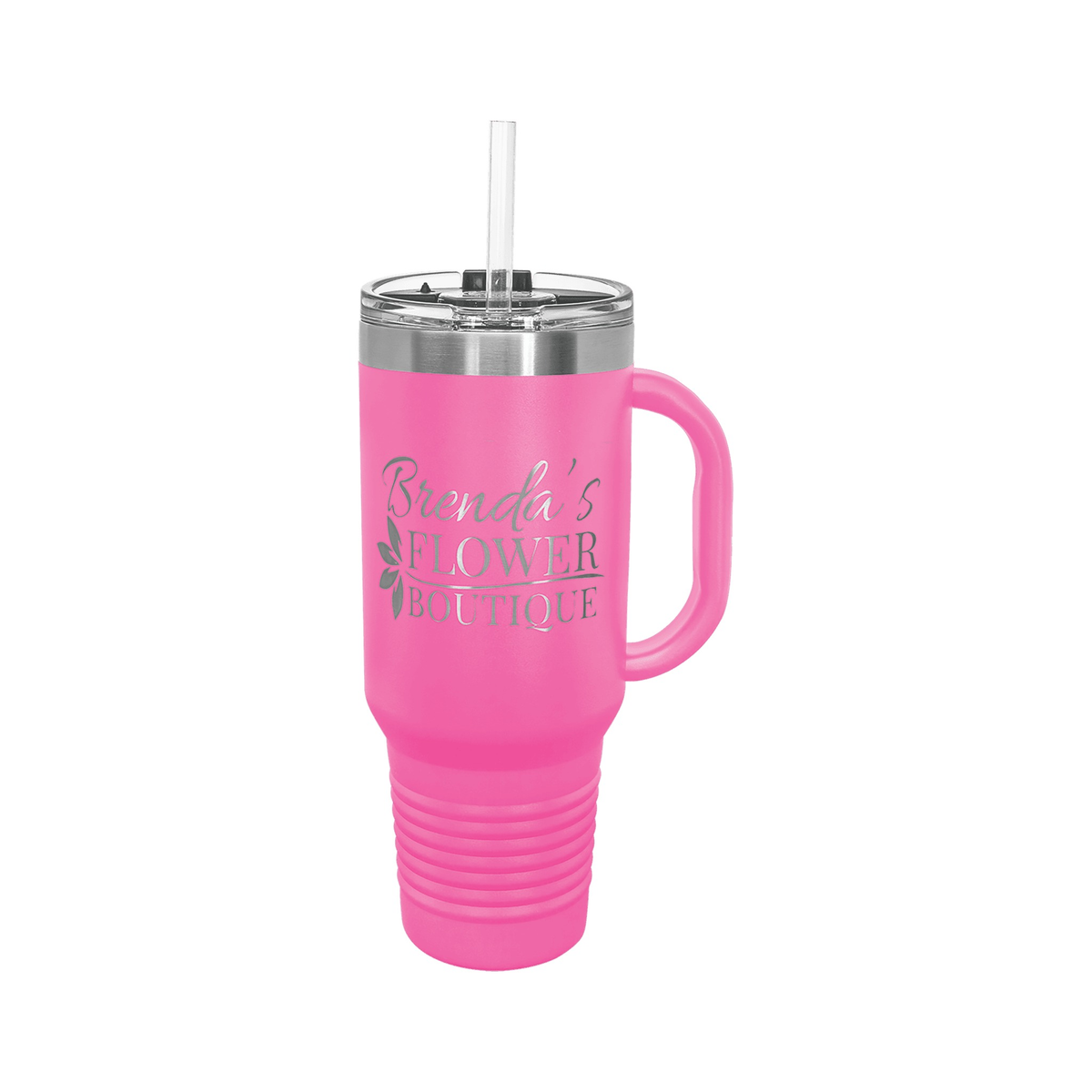 40 oz Travel Mug with Handle and Straw, Polar Camel