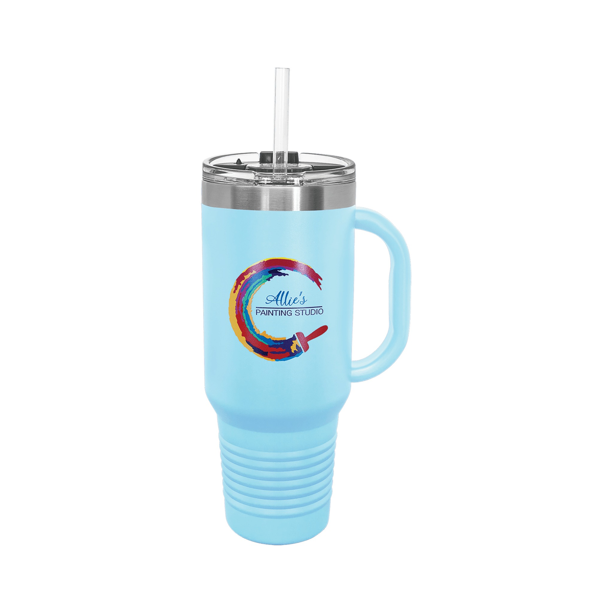 40 oz Travel Mug with Handle and Straw, Polar Camel