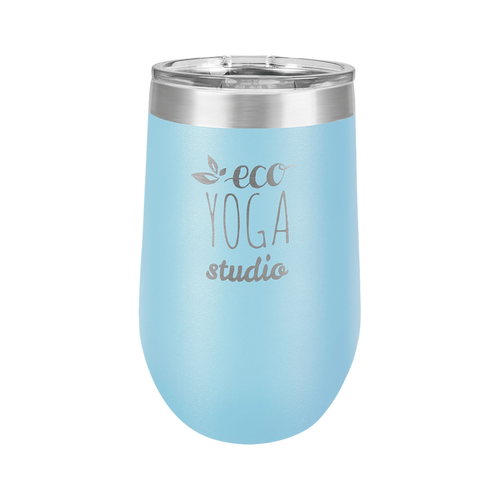 16 oz Vacuum Insulated Stemless Tumbler with Lid, Polar Camel
