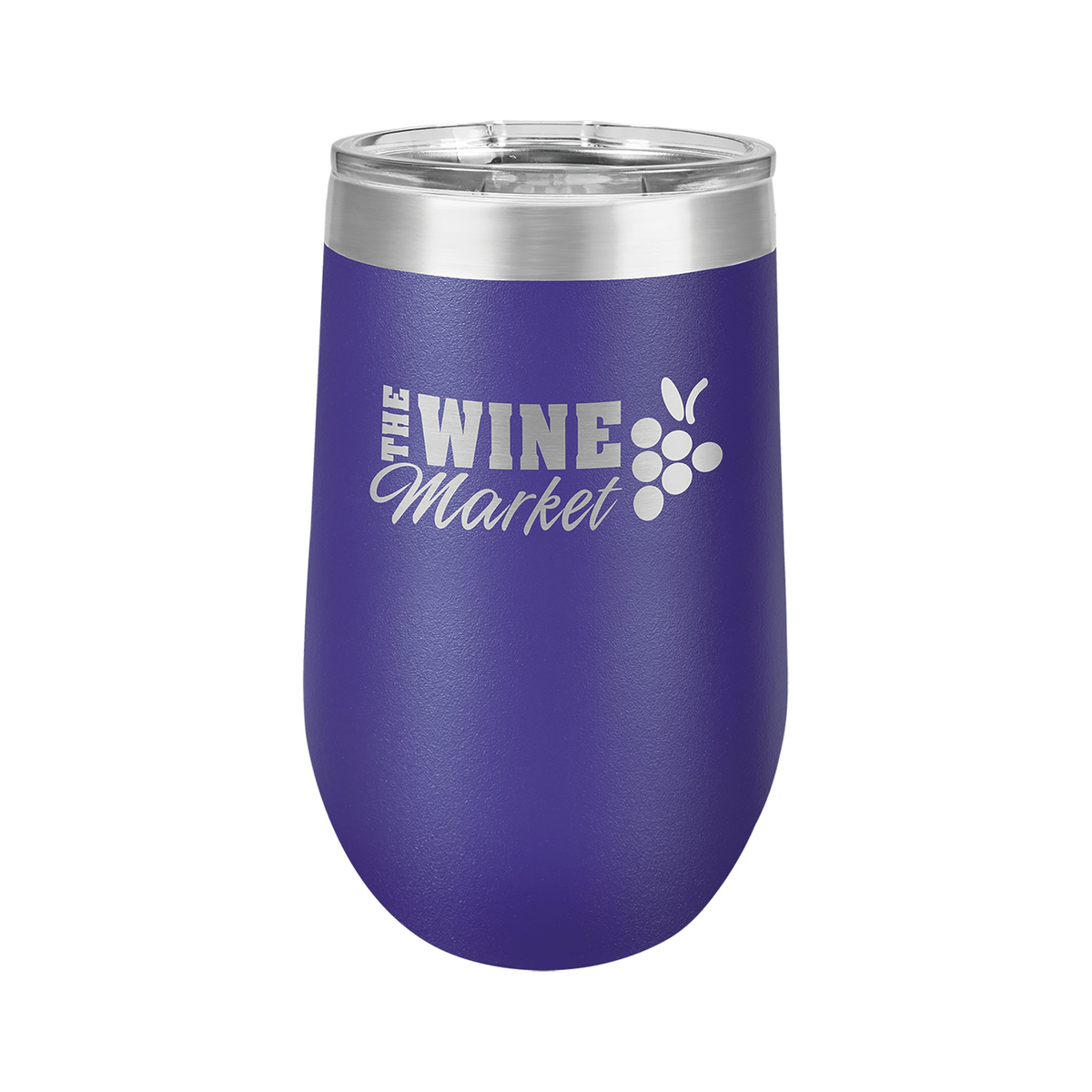 16 oz Vacuum Insulated Stemless Tumbler with Lid, Polar Camel