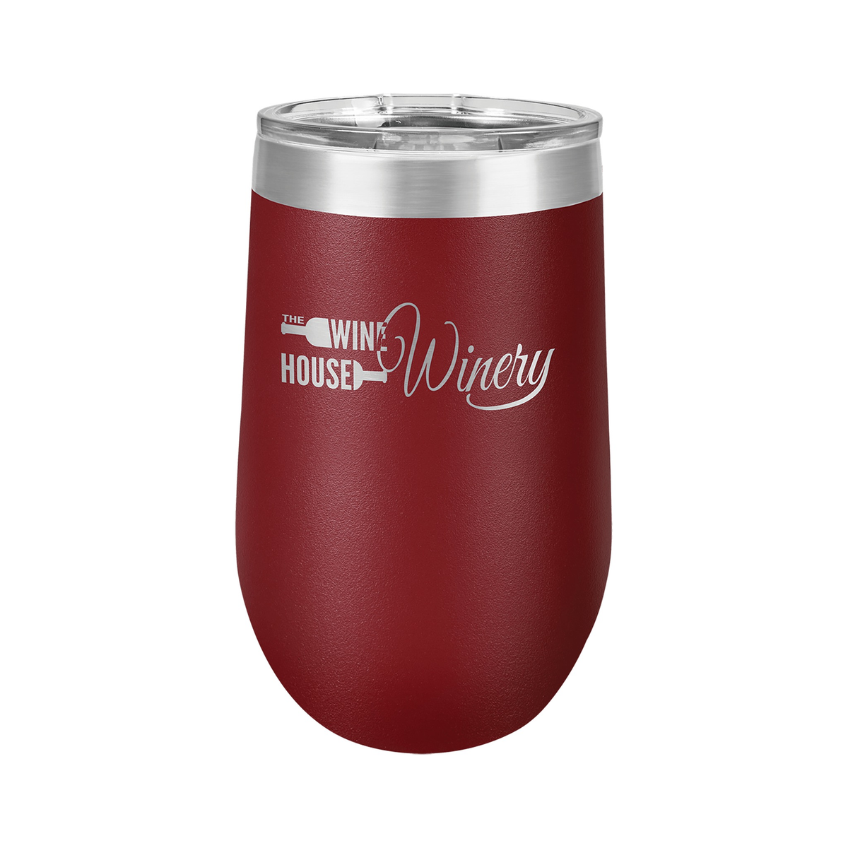16 oz Vacuum Insulated Stemless Tumbler with Lid, Polar Camel