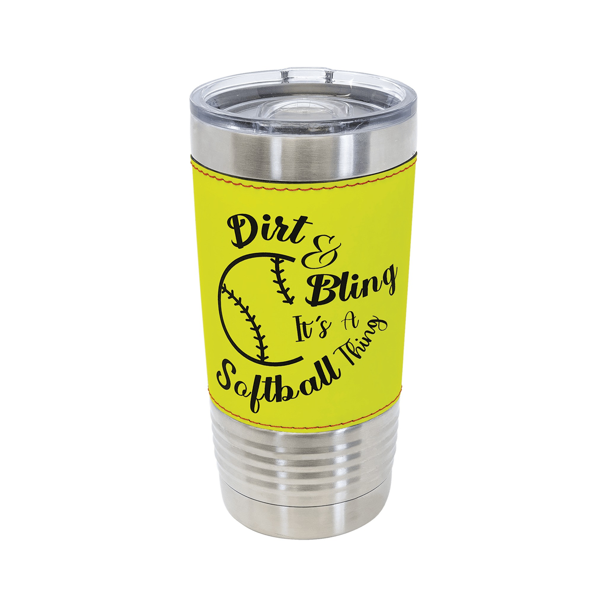20 oz Softball Sports Tumbler with Slider Lid, Polar Camel